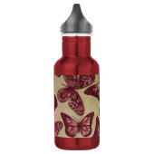 Lila Schmetterlinge Trinkflasche (Links)