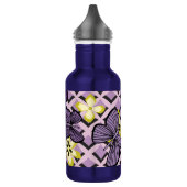 Lila Schmetterlinge Trinkflasche (Links)