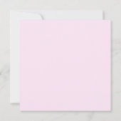 Lila Schmetterlinge und Flow Baby Dusche Einladung (Rückseite)