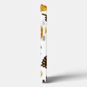 Lila Schmetterlinge und Gelbe Rosen mit Namen Case-Mate iPhone Hülle (Rückseite / Links)