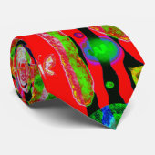 Lila Schmetterlinge von Red Green Krawatte (Gerollt)