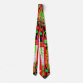 Lila Schmetterlinge von Red Green Krawatte (Rückseite)