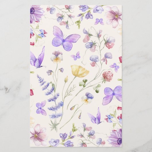 Lila Schmetterlinge, was auf Ihrem Handy Bridal Ga (Rückseite)