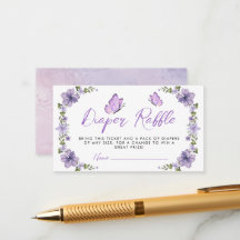 Lila Schmetterlinge Windeln