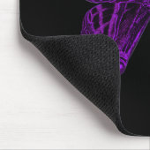 Lila-Schmetterlings-Mauspad Mousepad (Ecke)