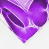 Lila Schmetterlings-Schein-Camouflage Fleecedecke (Ecke)