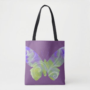 Lila Schmetterlings-Taschen-Tasche Tasche