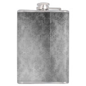 Lila Schmetterlingskolben Flachmann (Rückseite)