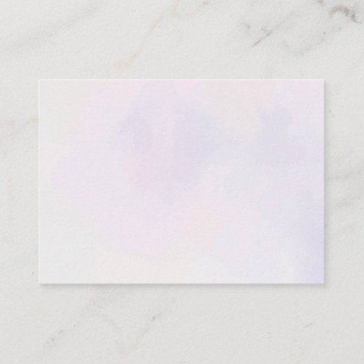 Lila Schmetterlingskrebs-Brautparty Begleitkarte (Rückseite)