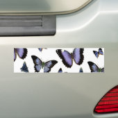 Lila Schmetterlingsmuster Autoaufkleber (Auf Auto)