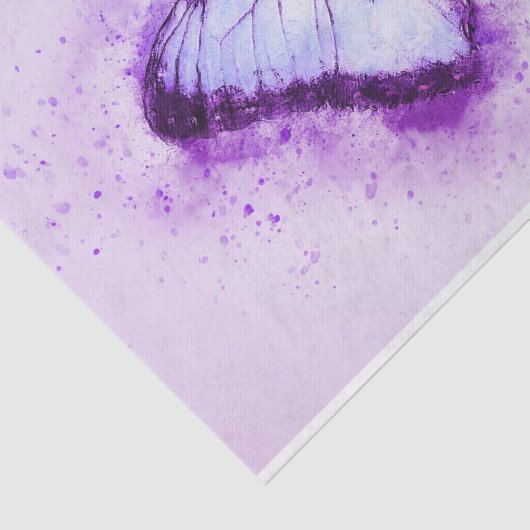 lila Schmetterlingspapier Seidenpapier (Ausschnitt)