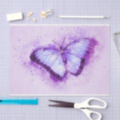 lila Schmetterlingspapier Seidenpapier (Handwerk)