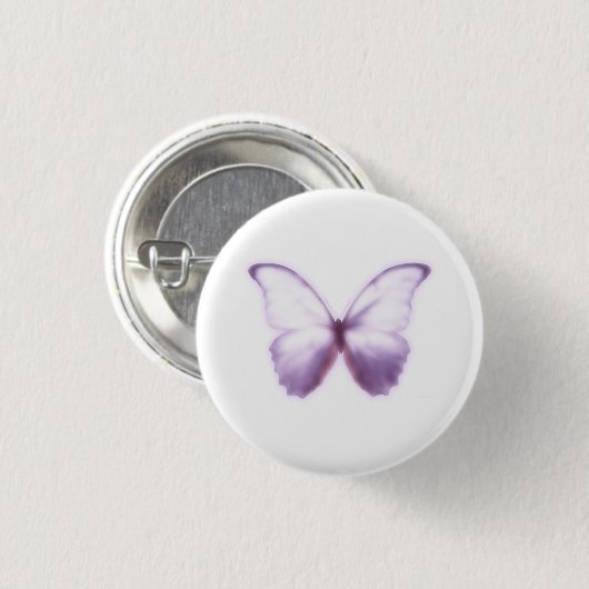 Lila Schmetterlingstaste Button (Vorne & Hinten)