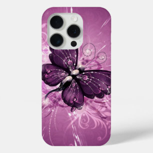 lila Schmetterlingsvektorkunst Case-Mate iPhone Hülle