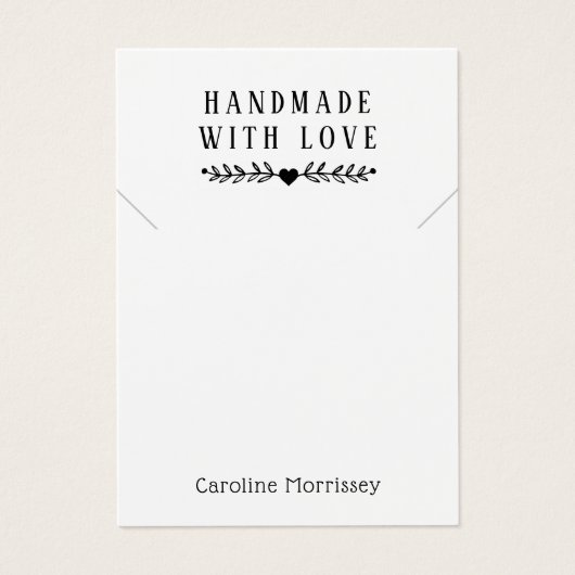 Lila Schmuckkarte (Vorderseite)