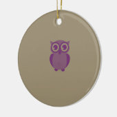 Lila Schmuckstück Keramik Ornament (Links)