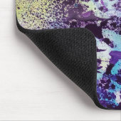 Lila Schnee Mousepad (Ecke)