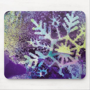 Lila Schnee Mousepad
