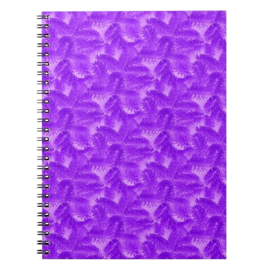 Lila Schnee Notizblock (Vorderseite)