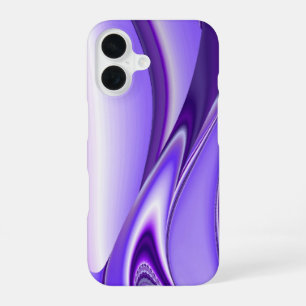 Lila Schnee-Traum, Abstrakte Fantasy-Regenbogen-Ku iPhone 16 Hülle
