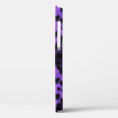 Lila Schneeballdrucke, Name für den Kunden Case-Mate iPhone Hülle (Rückseite / Links)