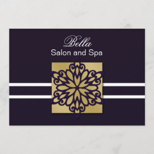 lila Schneeflocke Geschäft danken Ihnen Karten