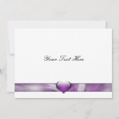 lila Schneeflocken Business Danke Karten (Rückseite)