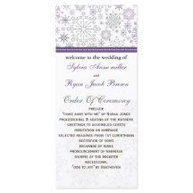 lila Schneeflocken-Mod-WinterWedding-Programm