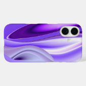 Lila Schneetraum , Abstrakte Fantasie-Rainbow-Kuns Case-Mate iPhone Hülle (Rückseite (Horizontal))