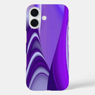 Lila Schneetraum , Abstrakte Fantasie-Rainbow-Kuns iPhone 16 Hülle