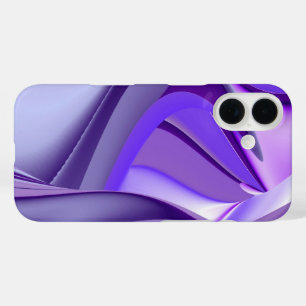 Lila Schneetraum , Abstrakte Fantasie-Rainbow-Kuns iPhone 16 Hülle