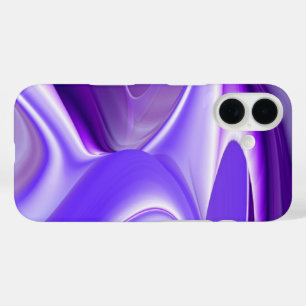 Lila Schneetraum , Abstrakte Fantasie-Rainbow-Kuns iPhone 16 Hülle