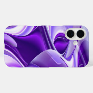 Lila Schneetraum , Abstrakte Fantasie-Rainbow-Kuns iPhone 16 Hülle