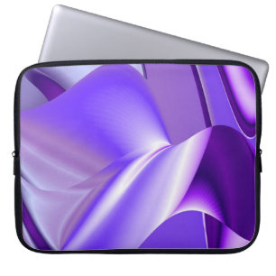 Lila Schneetraum , Abstrakte Fantasie-Rainbow-Kuns Laptopschutzhülle