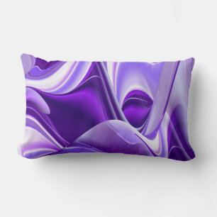 Lila Schneetraum , Abstrakte Fantasie-Rainbow-Kuns Lendenkissen