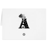 Lila Schneeträume, Abstrakte Fantasiekunst (Rückseite Horizontal)