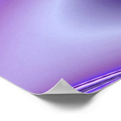 Lila Schneeträume, Abstrakte Fantasy Rainbow Art Poster (Ecke)