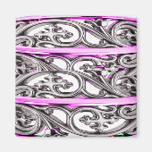 Lila Schnittmuster Magnet (Vorne)