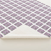 Lila Schnittmuster Sherpadecke (3/4)