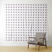 Lila Schnittmuster Wandteppich (Beispiel (Horizontal))