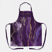 lila Schönheit berufliche Schürze (Vorderseite)