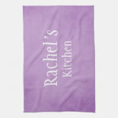 Lila Schönheit des Pergaments Geschirrtuch (Vertikal)