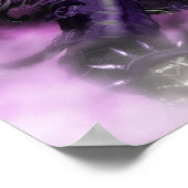 Lila Schönheit - Fantasy Art Print Poster (Ecke)