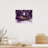 Lila Schönheit - Fantasy Art Print Poster (Küche)