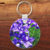 Lila Schönheit Schlüsselanhänger (Vorderseite)