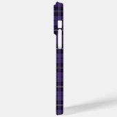 Lila-schottisches Tartan-Muster Case-Mate iPhone Hülle (Rückseite / Links)