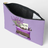 Lila Schreibmaschinenschreiber Zubehörtasche (Offen)