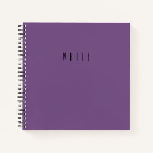 Lila Schreibtypografie Notizblock