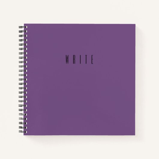 Lila Schreibtypografie Notizblock (Vorderseite)