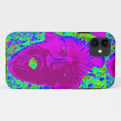 lila Schreikkoffer Case-Mate iPhone Hülle (Rückseite (Horizontal))